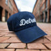 Hat - Navy Detroit Thirsty Script Unstructured - Detroit Shirt CompanyDetroit Shirt CompanyHats (Apparel)