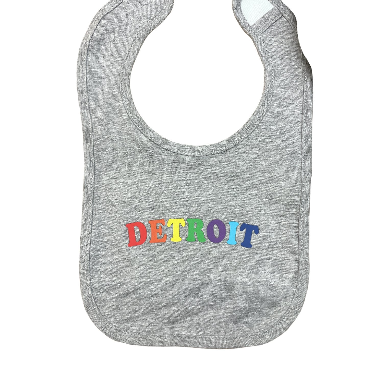 Baby Bib - Detroit Rainbow Bend - Detroit Shirt CompanyDetroit Shirt CompanyKids Apparel