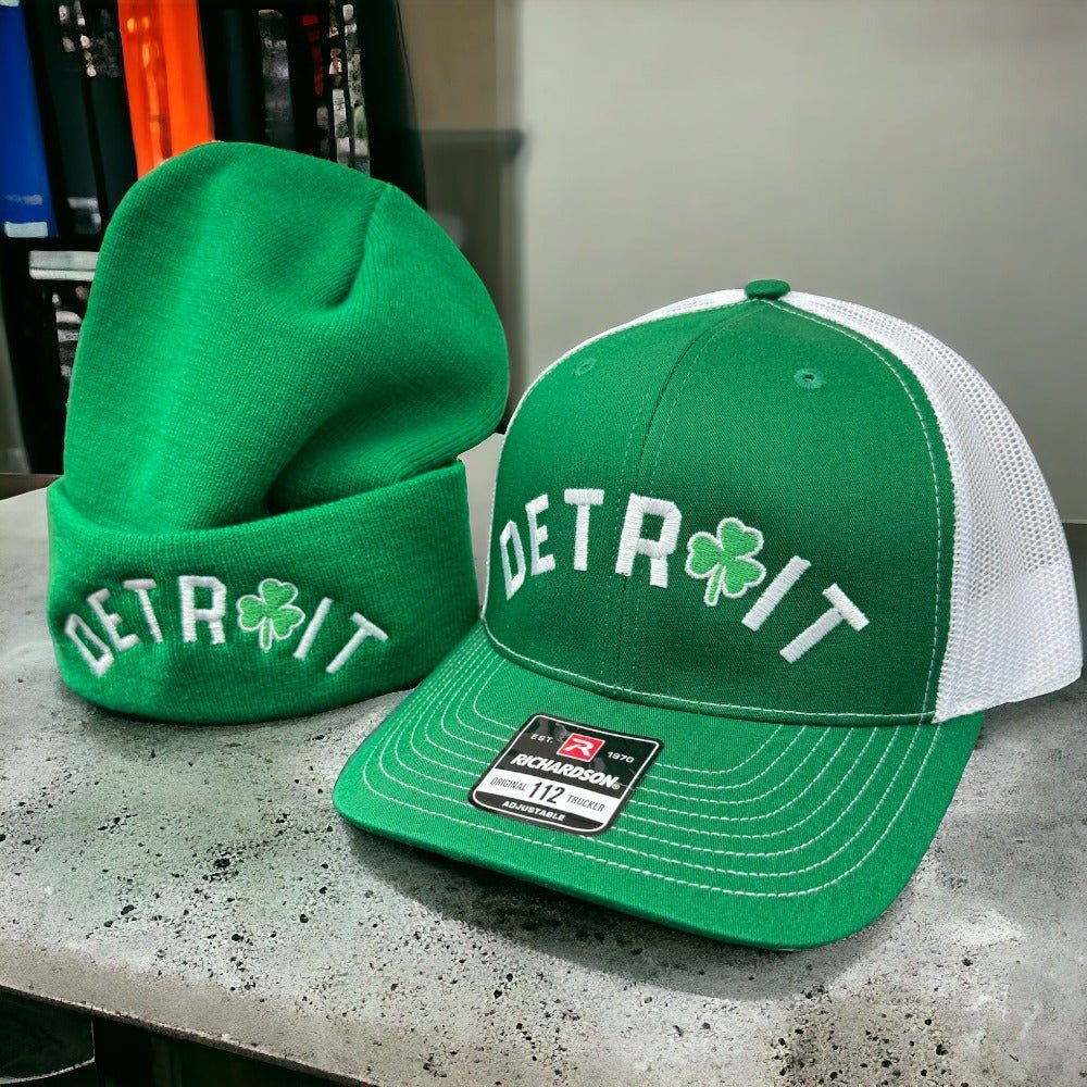 Hat - Detroit St. Patrick's Bend Shamrock - Detroit Shirt CompanyDetroit Shirt CompanyHats (Apparel)