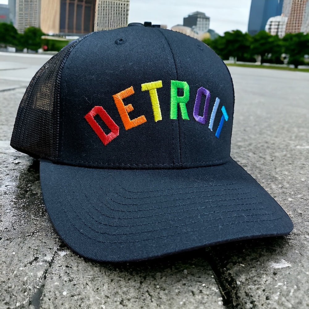 Hat - Detroit Bend Rainbow - Detroit Shirt CompanyDetroit Shirt CompanyHats (Apparel)