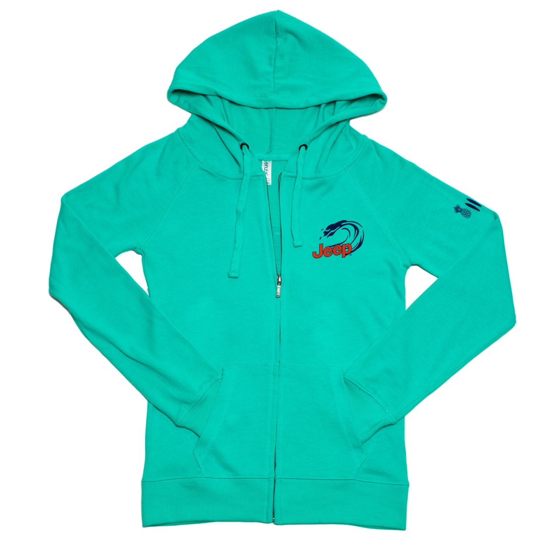 Ladies Jeep® Beachin' Good Time Zip - Hoodie - Detroit Shirt CompanyFCA - JeepHoodies (Apparel)