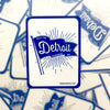 Sticker - Detroit Pennant-Sticker-Detroit Shirt Company