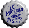 Sign - Michigan Vintage Bottle Cap-Sign-Detroit Shirt Company