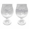 Tulip Glass - Michigan Script - Detroit Shirt CompanyDetroit Shirt CompanyDrinkware (Accessories)