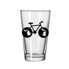 Pint Glass - Michigan Bike-Glassware-Detroit Shirt Company