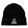 Hat - Jeep Wave USA Patch Flip Knit - Black