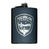 Flask - Michigan Shield