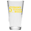 Pint Glass - Stroh's Crate