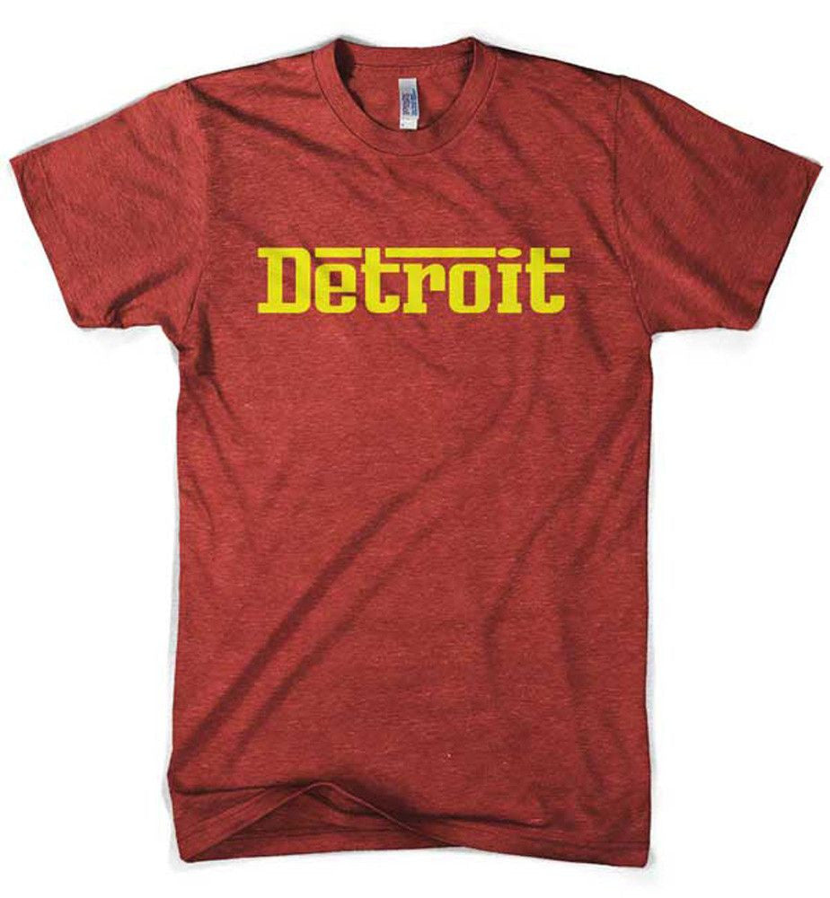 Mens Detroit Rosso T-shirt – Heather Red — Detroit Shirt Company