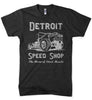 Mens Detroit Speed Shop Tubber T-shirt (Heather Black) - Detroit Shirt CompanyDetroit Shirt CompanyT-Shirts (Apparel)