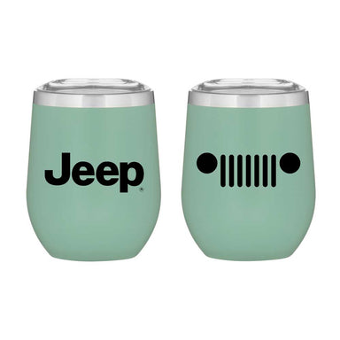 Jeep Insulated Wine Tumbler - Bright Pink Matte