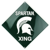 Metal Sign - Michigan State Spartan XING